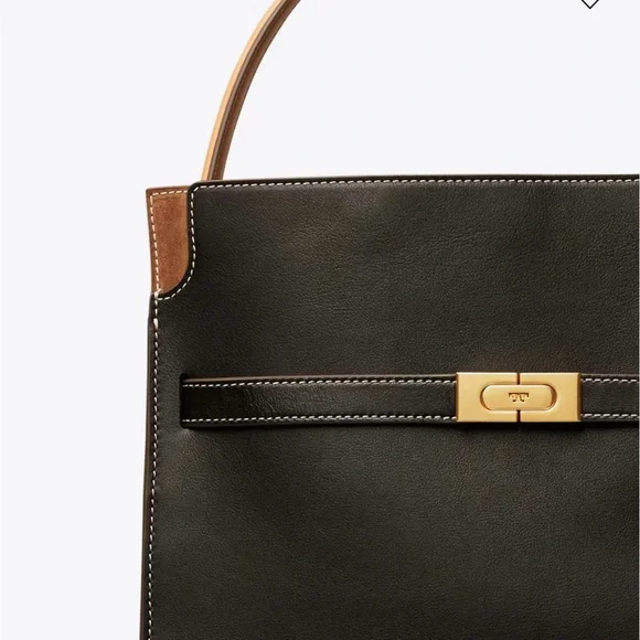 Tory Burch Black and Tan Satchel - Picture 4 of 7